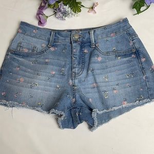 Wild Fable Floral Prints Women’s Jean Shorts Size2
